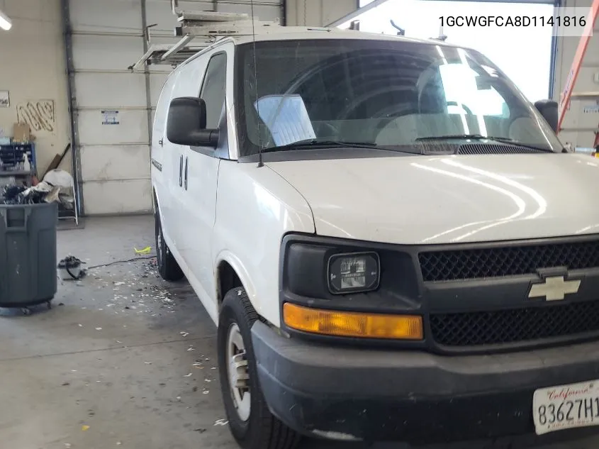 2013 Chevrolet Express G2500 VIN: 1GCWGFCA8D1141816 Lot: 40572469