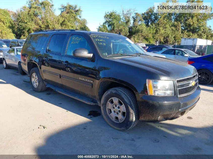 2013 Chevrolet Suburban 1500 Lt VIN: 1GNSKJE78DR341623 Lot: 40582073