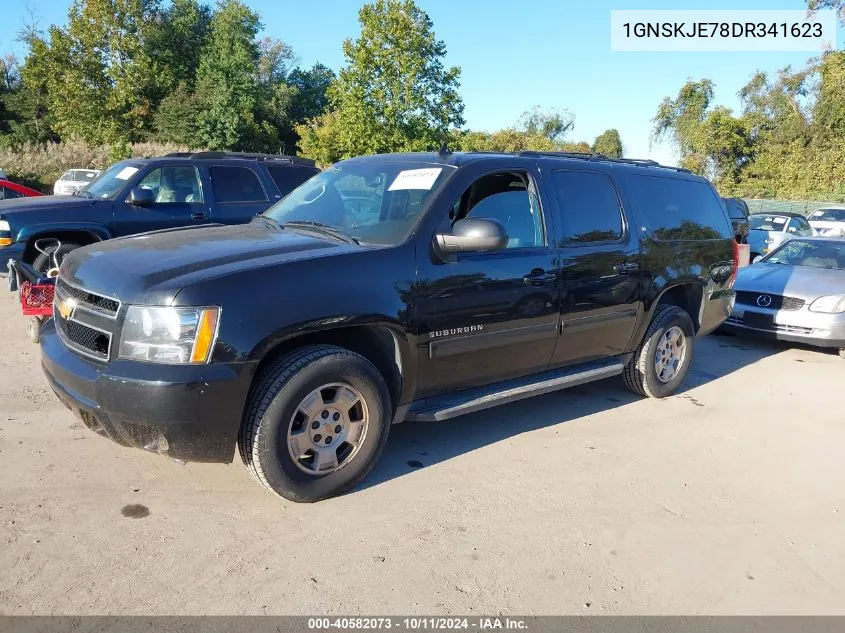 2013 Chevrolet Suburban 1500 Lt VIN: 1GNSKJE78DR341623 Lot: 40582073