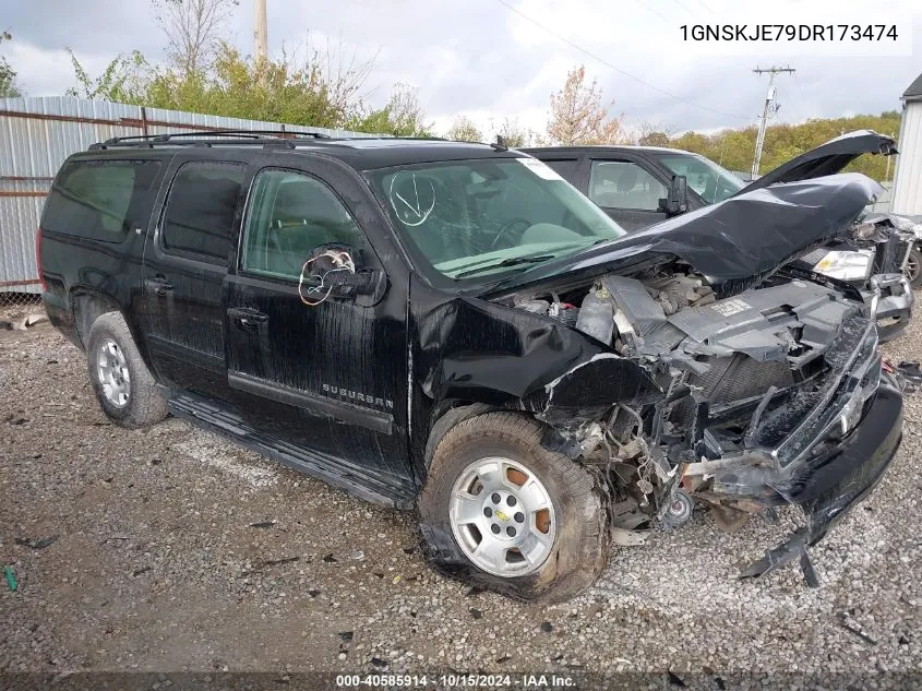 1GNSKJE79DR173474 2013 Chevrolet Suburban 1500 Lt