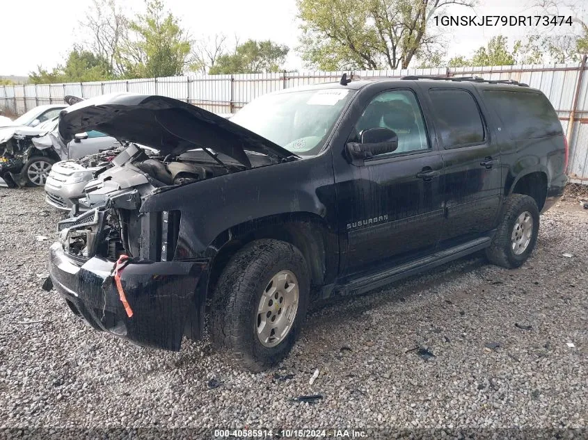 1GNSKJE79DR173474 2013 Chevrolet Suburban 1500 Lt