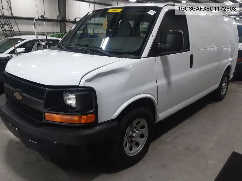 2013 Chevrolet Express 1500 Work Van VIN: 1GCSGAFX8D1172503 Lot: 40588905