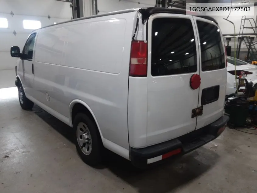 2013 Chevrolet Express 1500 Work Van VIN: 1GCSGAFX8D1172503 Lot: 40588905