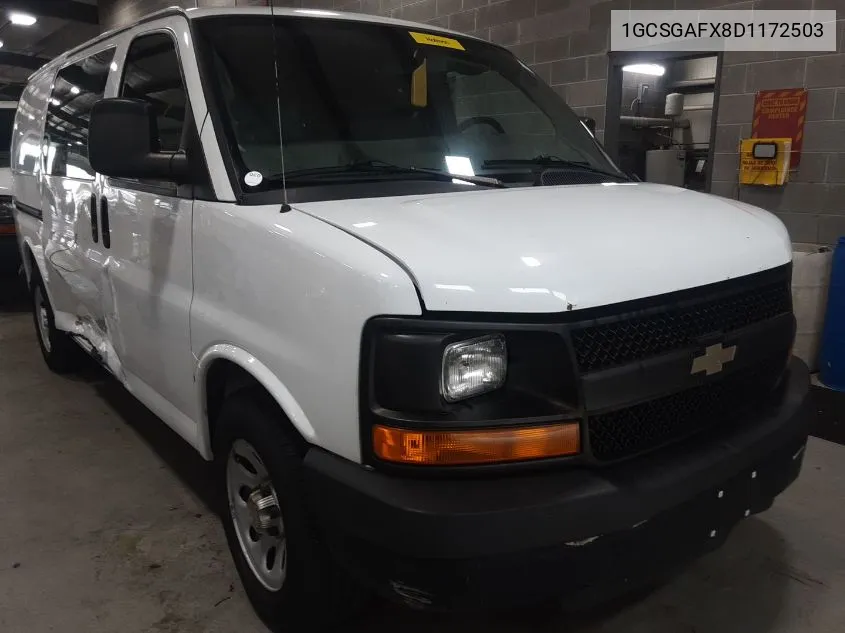 2013 Chevrolet Express 1500 Work Van VIN: 1GCSGAFX8D1172503 Lot: 40588905