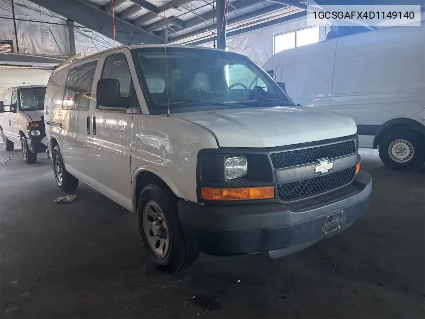 2013 Chevrolet Express G1500 VIN: 1GCSGAFX4D1149140 Lot: 40594213