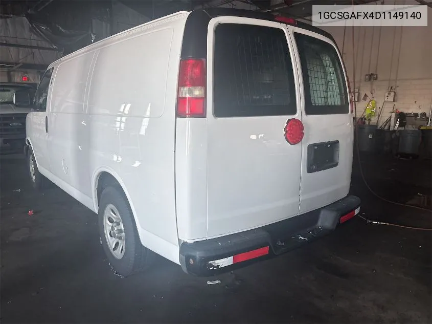 2013 Chevrolet Express G1500 VIN: 1GCSGAFX4D1149140 Lot: 40594213