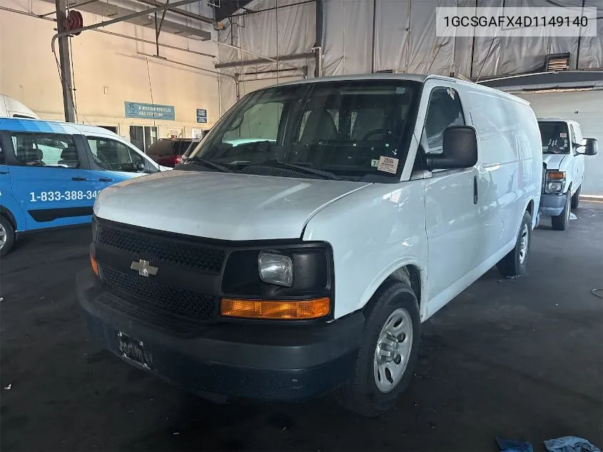 2013 Chevrolet Express G1500 VIN: 1GCSGAFX4D1149140 Lot: 40594213