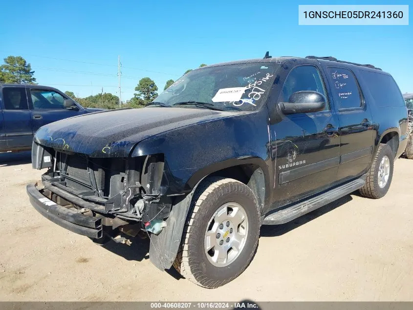 2013 Chevrolet Suburban 1500 Ls VIN: 1GNSCHE05DR241360 Lot: 40608207