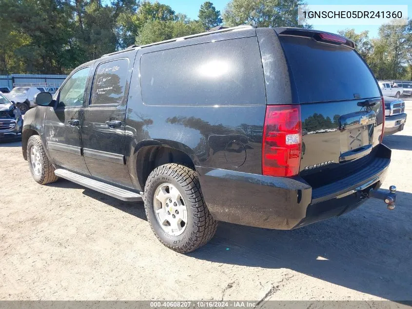 2013 Chevrolet Suburban 1500 Ls VIN: 1GNSCHE05DR241360 Lot: 40608207