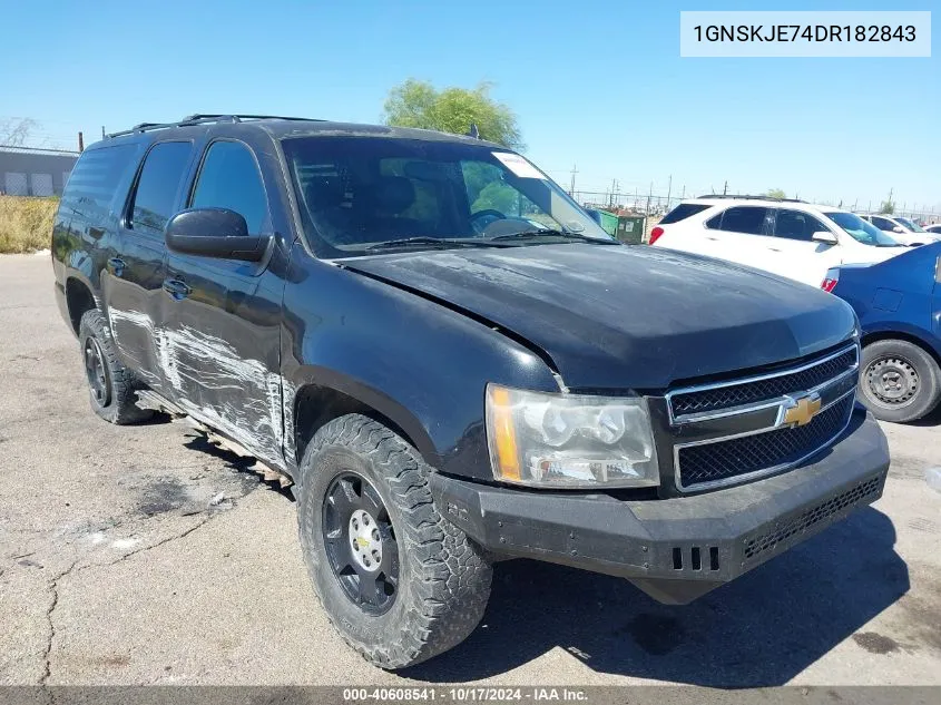 2013 Chevrolet Suburban 1500 Lt VIN: 1GNSKJE74DR182843 Lot: 40608541