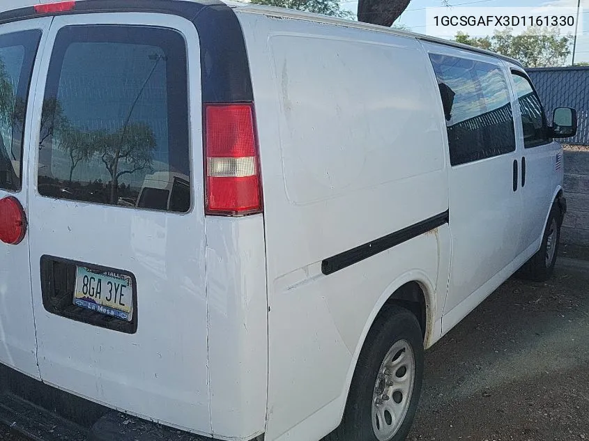 2013 Chevrolet Express 1500 Work Van VIN: 1GCSGAFX3D1161330 Lot: 40613794