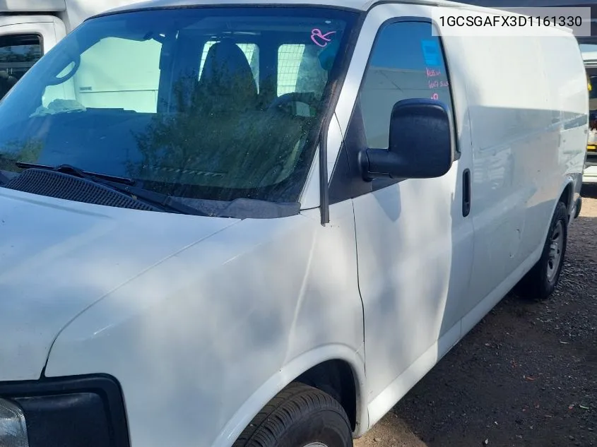 1GCSGAFX3D1161330 2013 Chevrolet Express 1500 Work Van