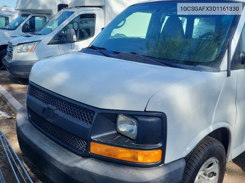 1GCSGAFX3D1161330 2013 Chevrolet Express 1500 Work Van