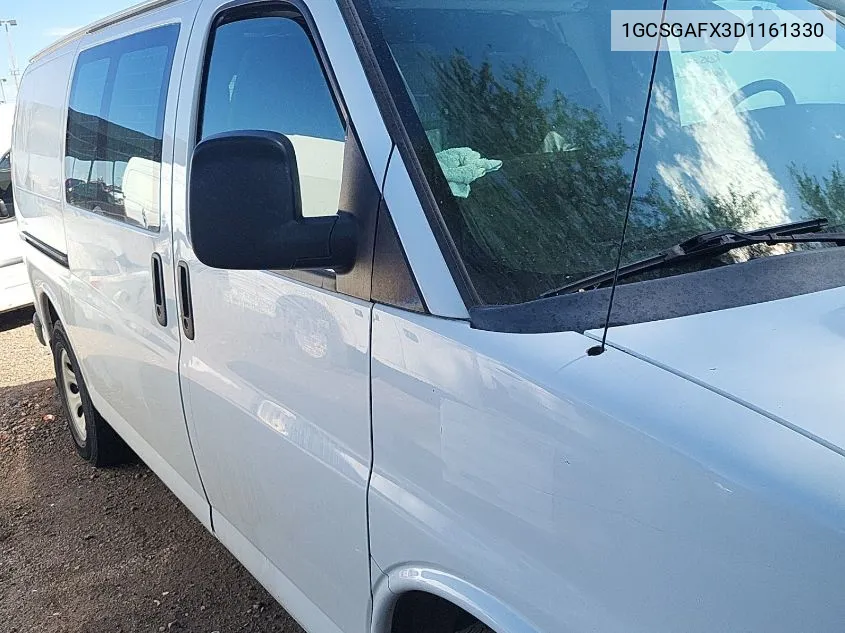 1GCSGAFX3D1161330 2013 Chevrolet Express 1500 Work Van