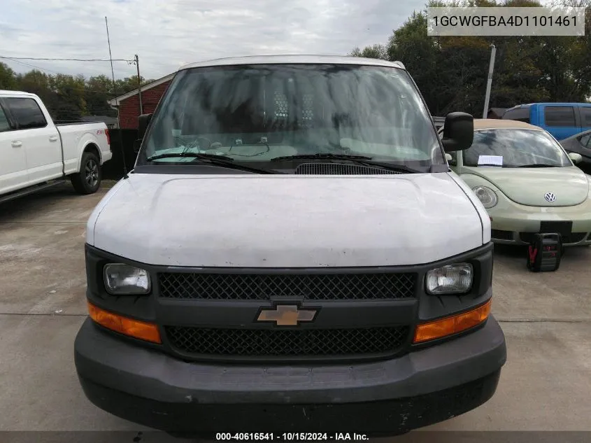 2013 Chevrolet Express 2500 Work Van VIN: 1GCWGFBA4D1101461 Lot: 40616541