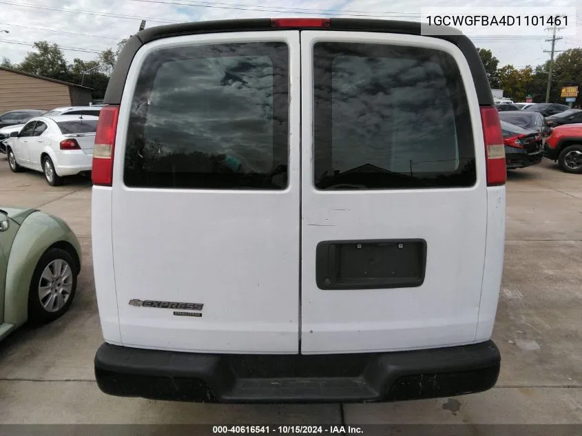 1GCWGFBA4D1101461 2013 Chevrolet Express 2500 Work Van