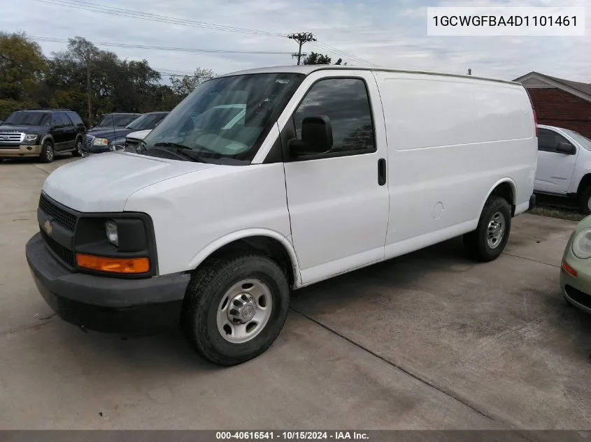 2013 Chevrolet Express 2500 Work Van VIN: 1GCWGFBA4D1101461 Lot: 40616541