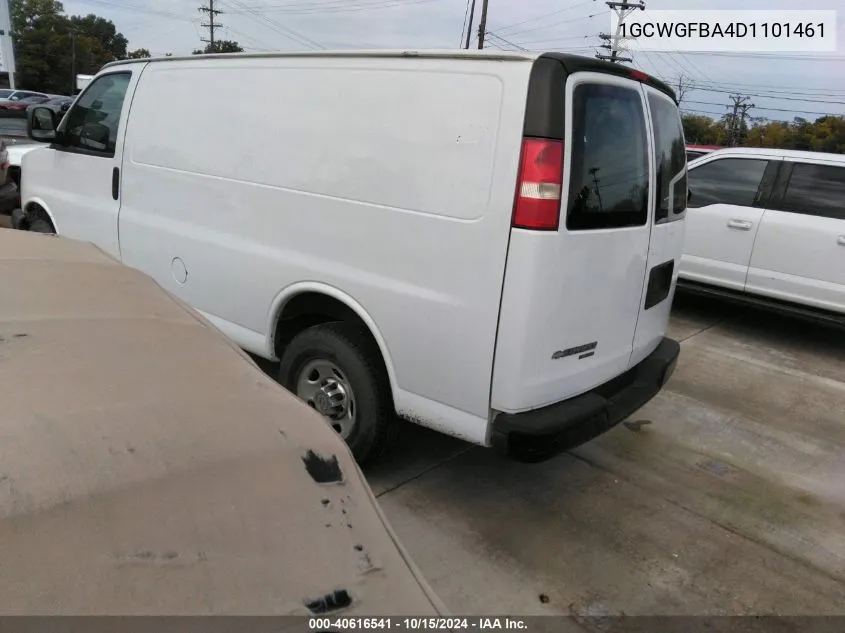 1GCWGFBA4D1101461 2013 Chevrolet Express 2500 Work Van