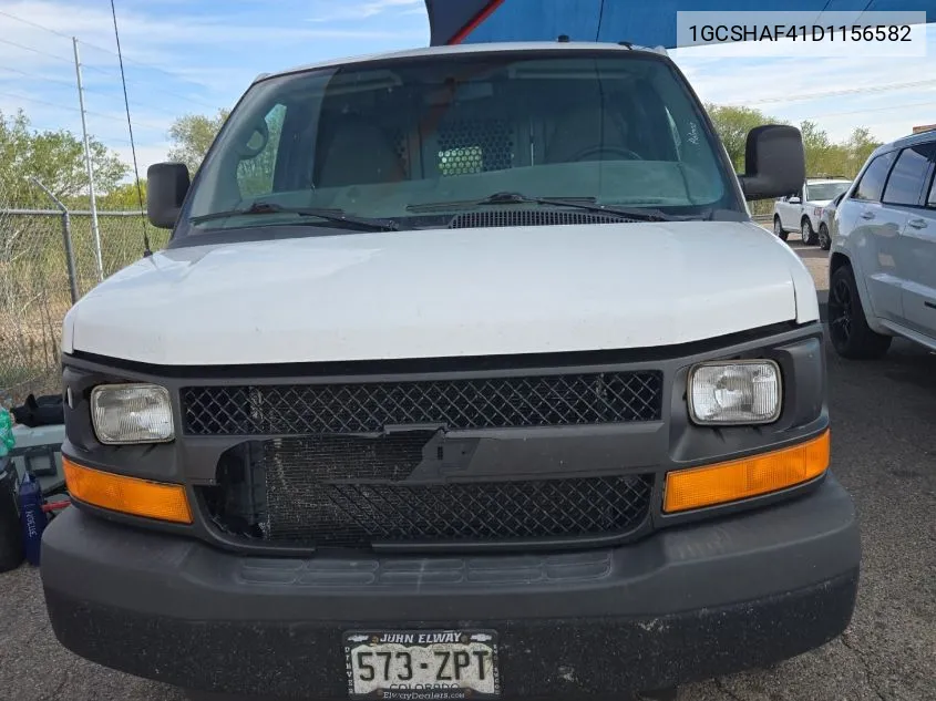 2013 Chevrolet Express 1500 Work Van VIN: 1GCSHAF41D1156582 Lot: 40630412