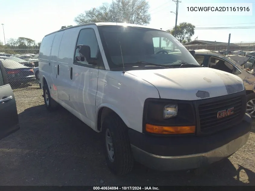 2013 Chevrolet Express 2500 Work Van VIN: 1GCWGFCA2D1161916 Lot: 40634894