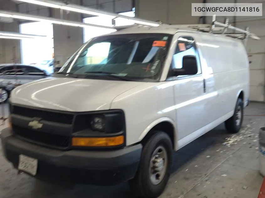 1GCWGFCA8D1141816 2013 Chevrolet Express 2500 Work Van