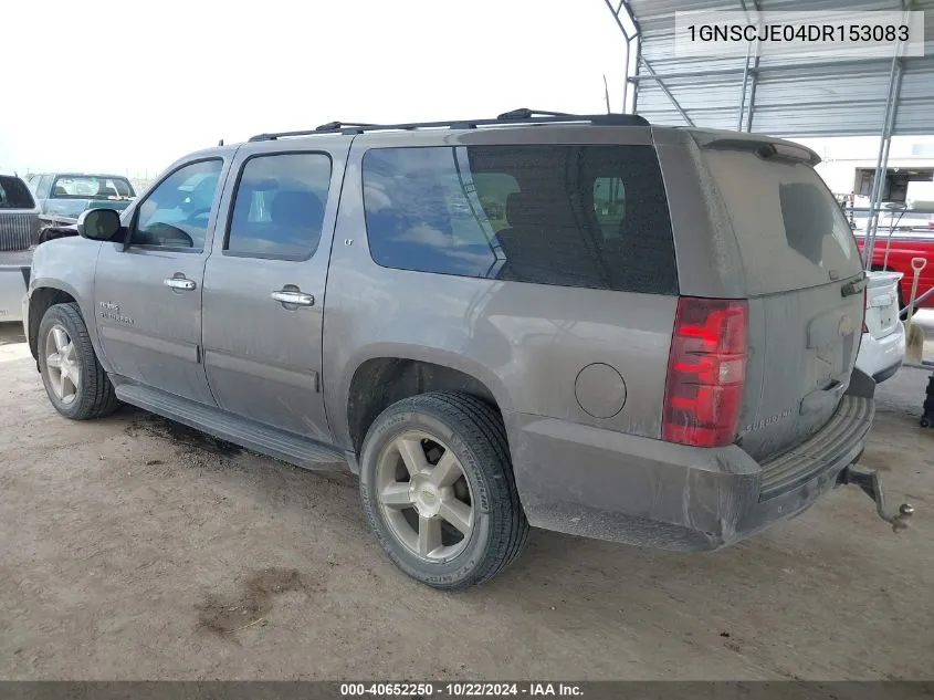 2013 Chevrolet Suburban 1500 Lt VIN: 1GNSCJE04DR153083 Lot: 40652250