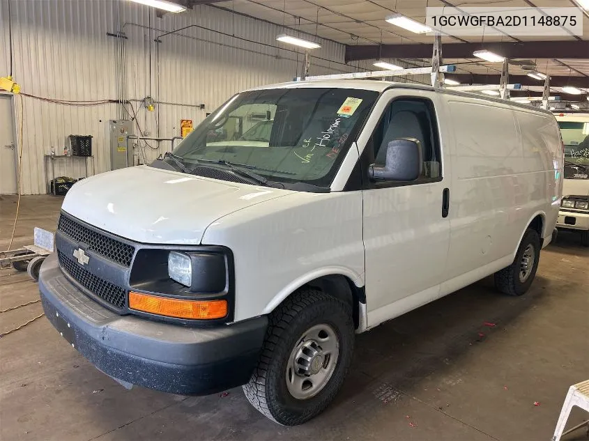 2013 Chevrolet Express 2500 Work Van VIN: 1GCWGFBA2D1148875 Lot: 40659367