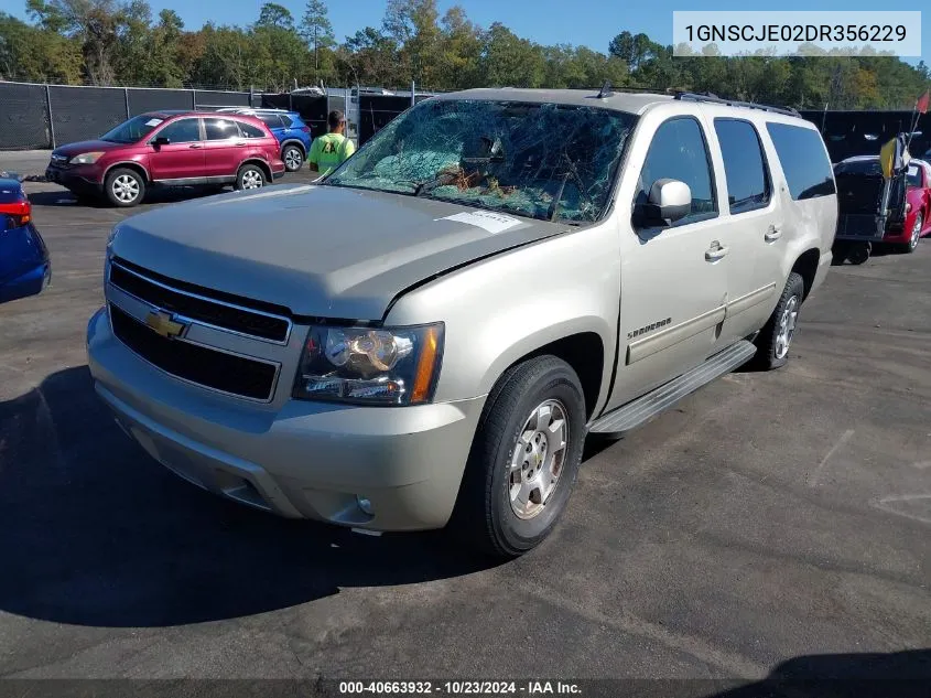 1GNSCJE02DR356229 2013 Chevrolet Suburban 1500 Lt