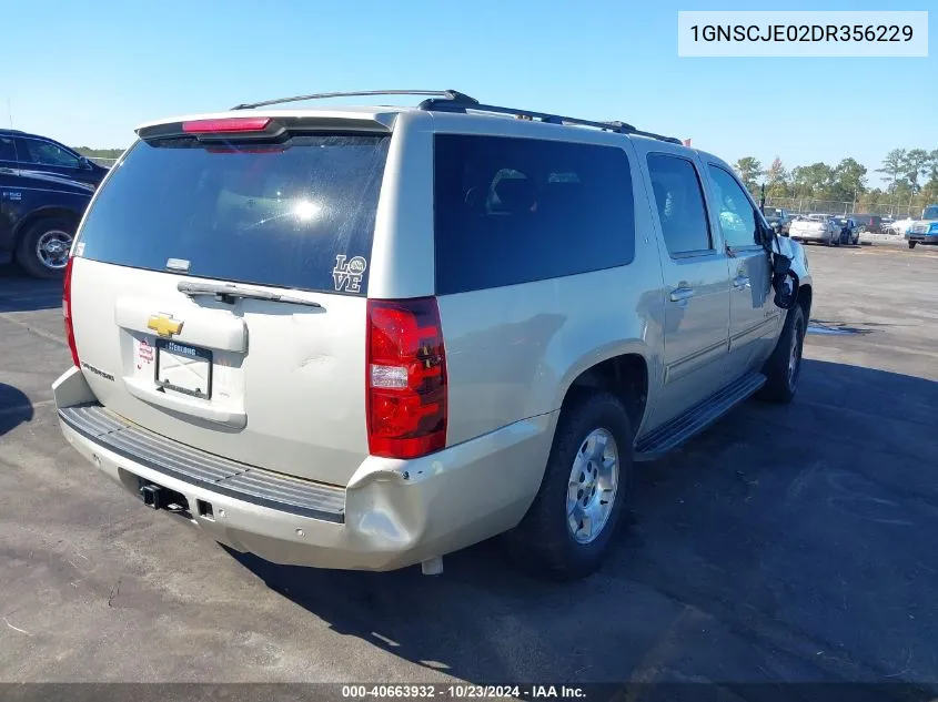 1GNSCJE02DR356229 2013 Chevrolet Suburban 1500 Lt