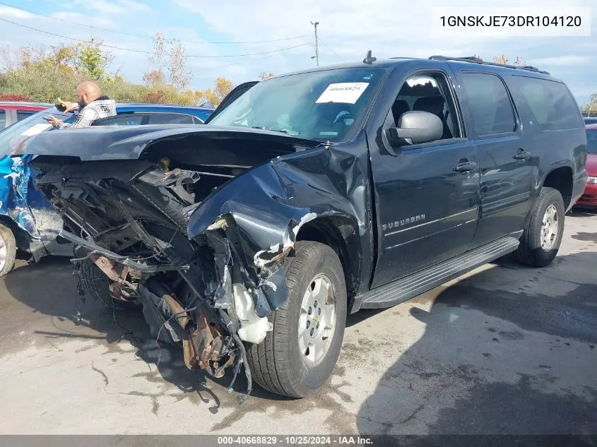 1GNSKJE73DR104120 2013 Chevrolet Suburban 1500 Lt