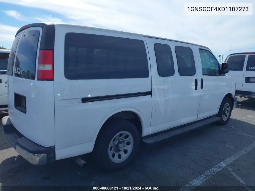 2013 Chevrolet Express 1500 Lt VIN: 1GNSGCF4XD1107273 Lot: 40669121