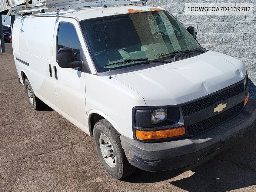 2013 Chevrolet Express 2500 Work Van VIN: 1GCWGFCA7D1139782 Lot: 40673490