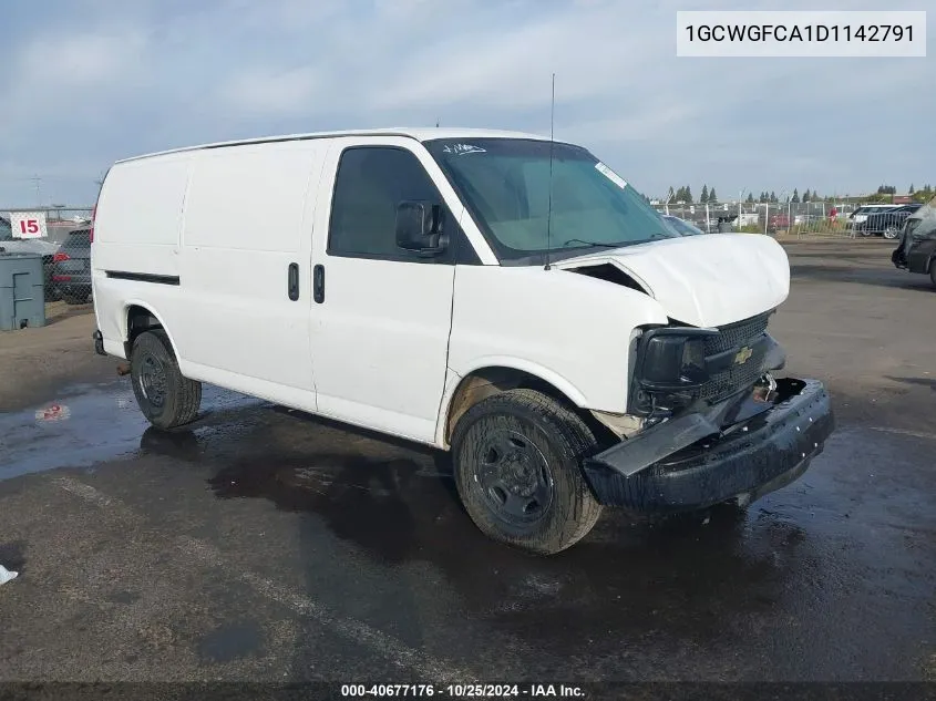 2013 Chevrolet Express 2500 Work Van VIN: 1GCWGFCA1D1142791 Lot: 40677176