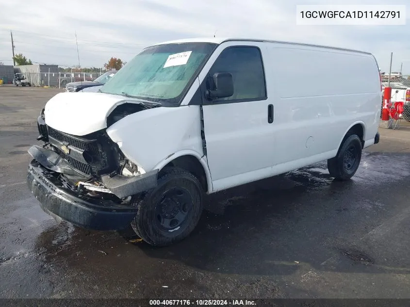 2013 Chevrolet Express 2500 Work Van VIN: 1GCWGFCA1D1142791 Lot: 40677176