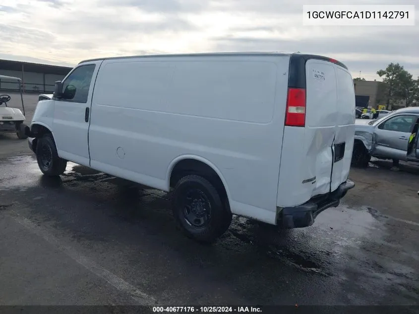 2013 Chevrolet Express 2500 Work Van VIN: 1GCWGFCA1D1142791 Lot: 40677176