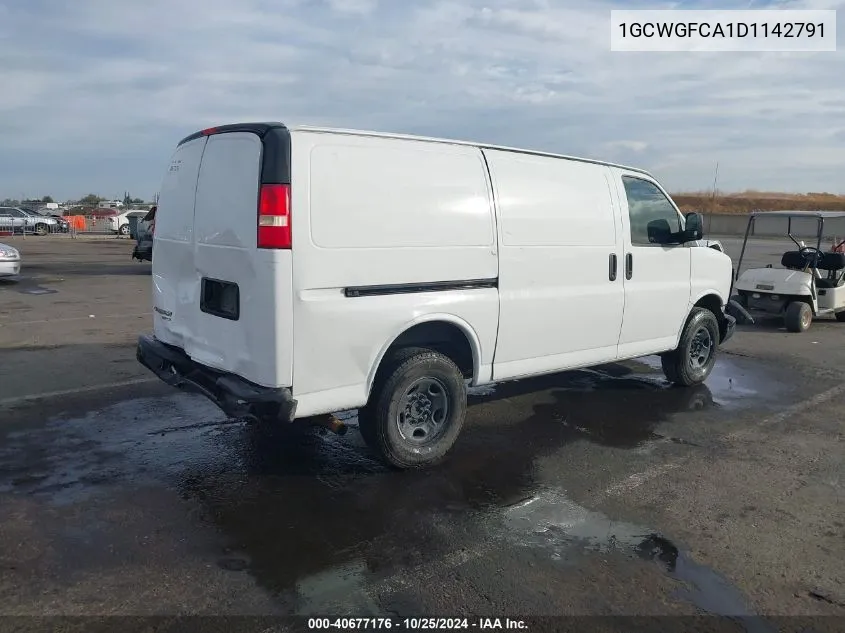 2013 Chevrolet Express 2500 Work Van VIN: 1GCWGFCA1D1142791 Lot: 40677176