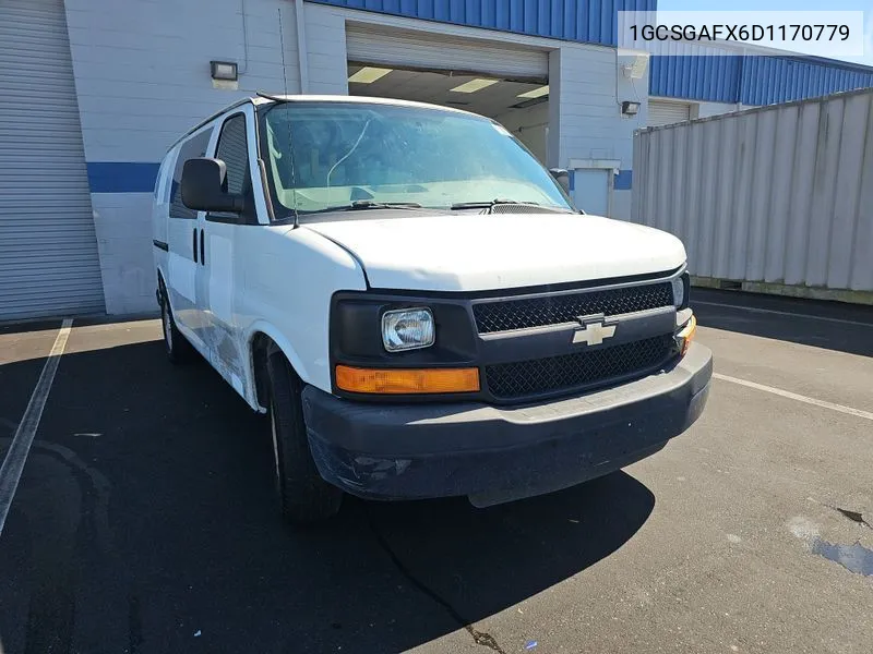 2013 Chevrolet Express 1500 Work Van VIN: 1GCSGAFX6D1170779 Lot: 40713756