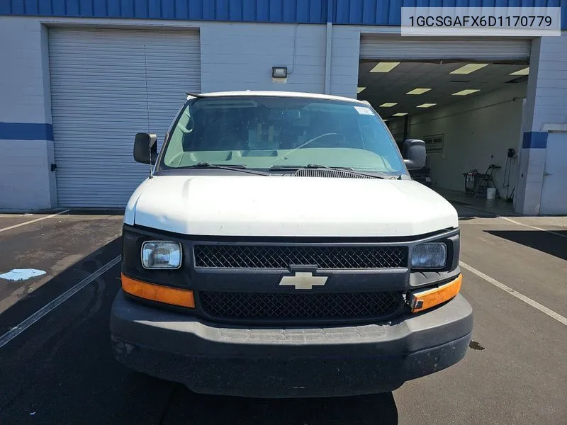 2013 Chevrolet Express 1500 Work Van VIN: 1GCSGAFX6D1170779 Lot: 40713756