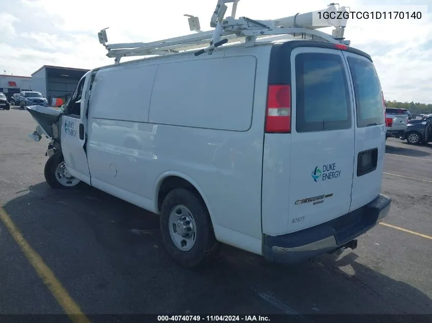 1GCZGTCG1D1170140 2013 Chevrolet Express 3500 Work Van