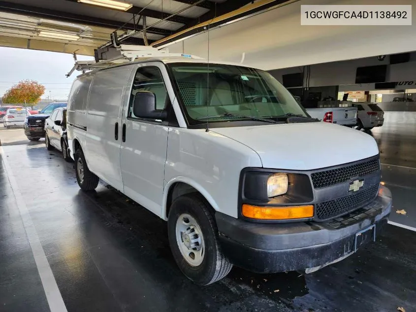 2013 Chevrolet Express G2500 VIN: 1GCWGFCA4D1138492 Lot: 40788764