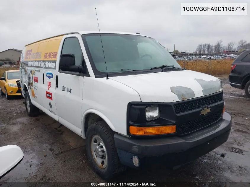 1GCWGGFA9D1108714 2013 Chevrolet Express 2500 Work Van