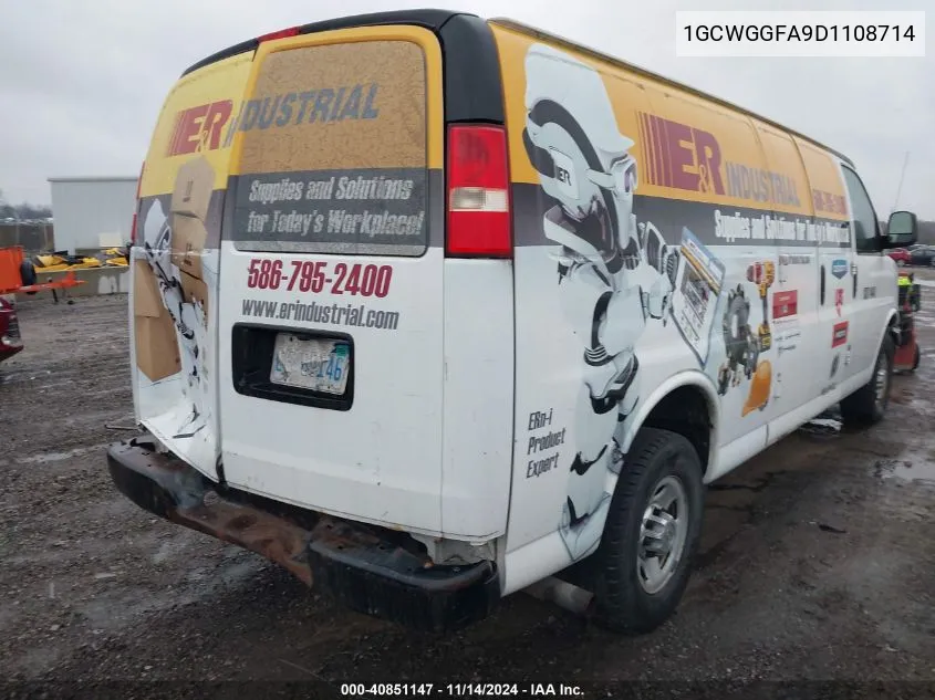 1GCWGGFA9D1108714 2013 Chevrolet Express 2500 Work Van