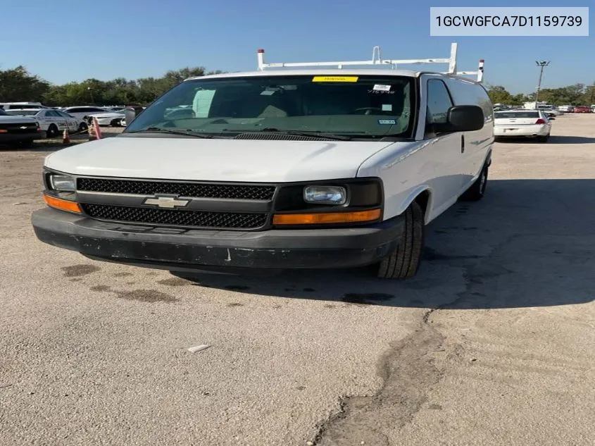 2013 Chevrolet Express G2500 VIN: 1GCWGFCA7D1159739 Lot: 40887164