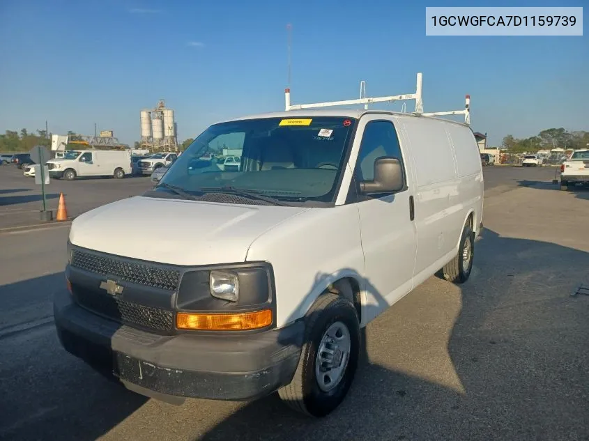 2013 Chevrolet Express G2500 VIN: 1GCWGFCA7D1159739 Lot: 40887164