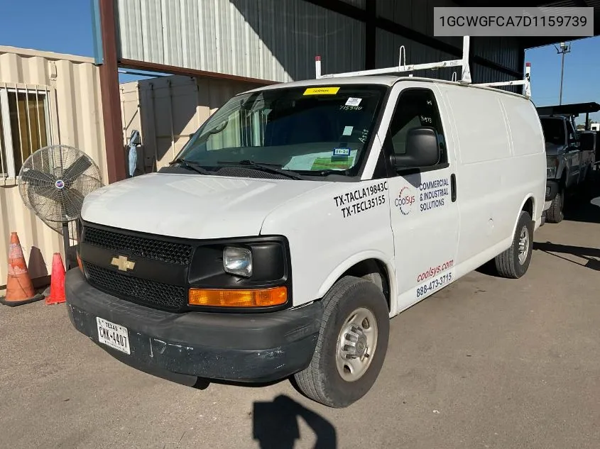 2013 Chevrolet Express G2500 VIN: 1GCWGFCA7D1159739 Lot: 40887164