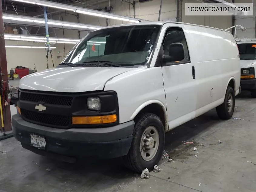 2013 Chevrolet Express 2500 Work Van VIN: 1GCWGFCA1D1142208 Lot: 40895495