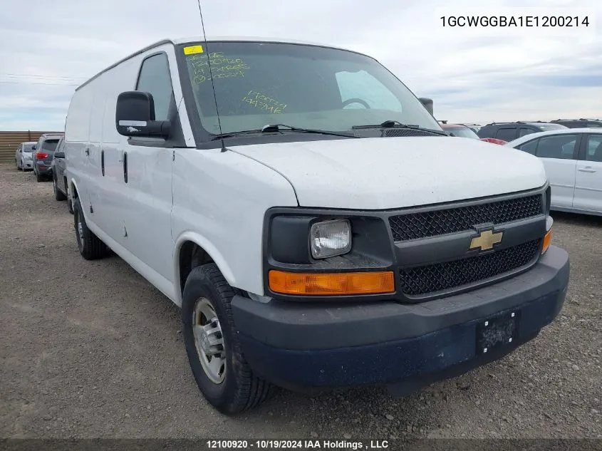 1GCWGGBA1E1200214 2014 Chevrolet Express G2500