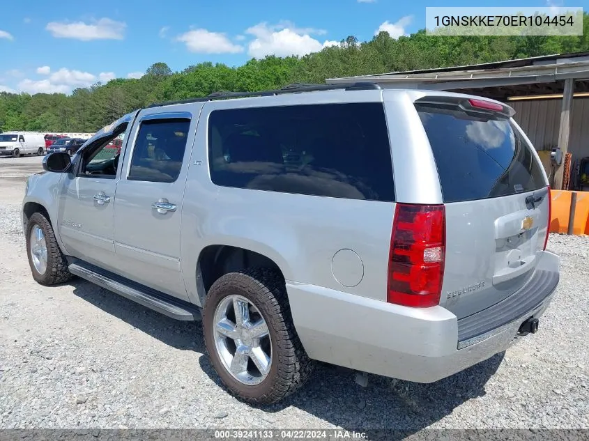 2014 Chevrolet Suburban 1500 Ltz VIN: 1GNSKKE70ER104454 Lot: 39241133