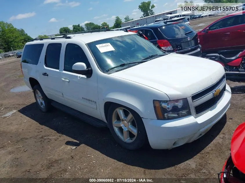 2014 Chevrolet Suburban 1500 Lt VIN: 1GNSKJE79ER155705 Lot: 39860882