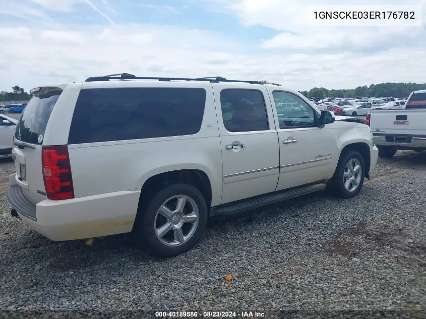 1GNSCKE03ER176782 2014 Chevrolet Suburban 1500 Ltz